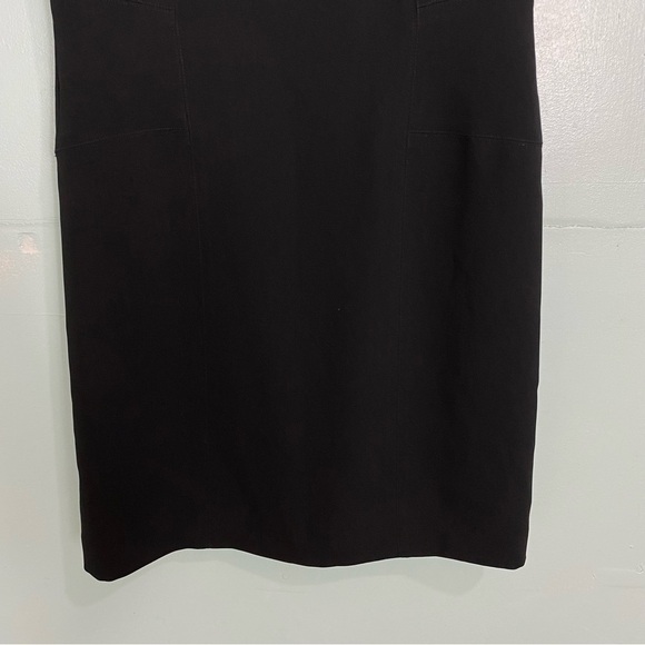 MM Lafleur The Giovanna Dress Black Office Work Sleeveless Mini Sz 6 - Picture 3 of 8